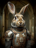 Knight Rabbit Digital Download Wall Art