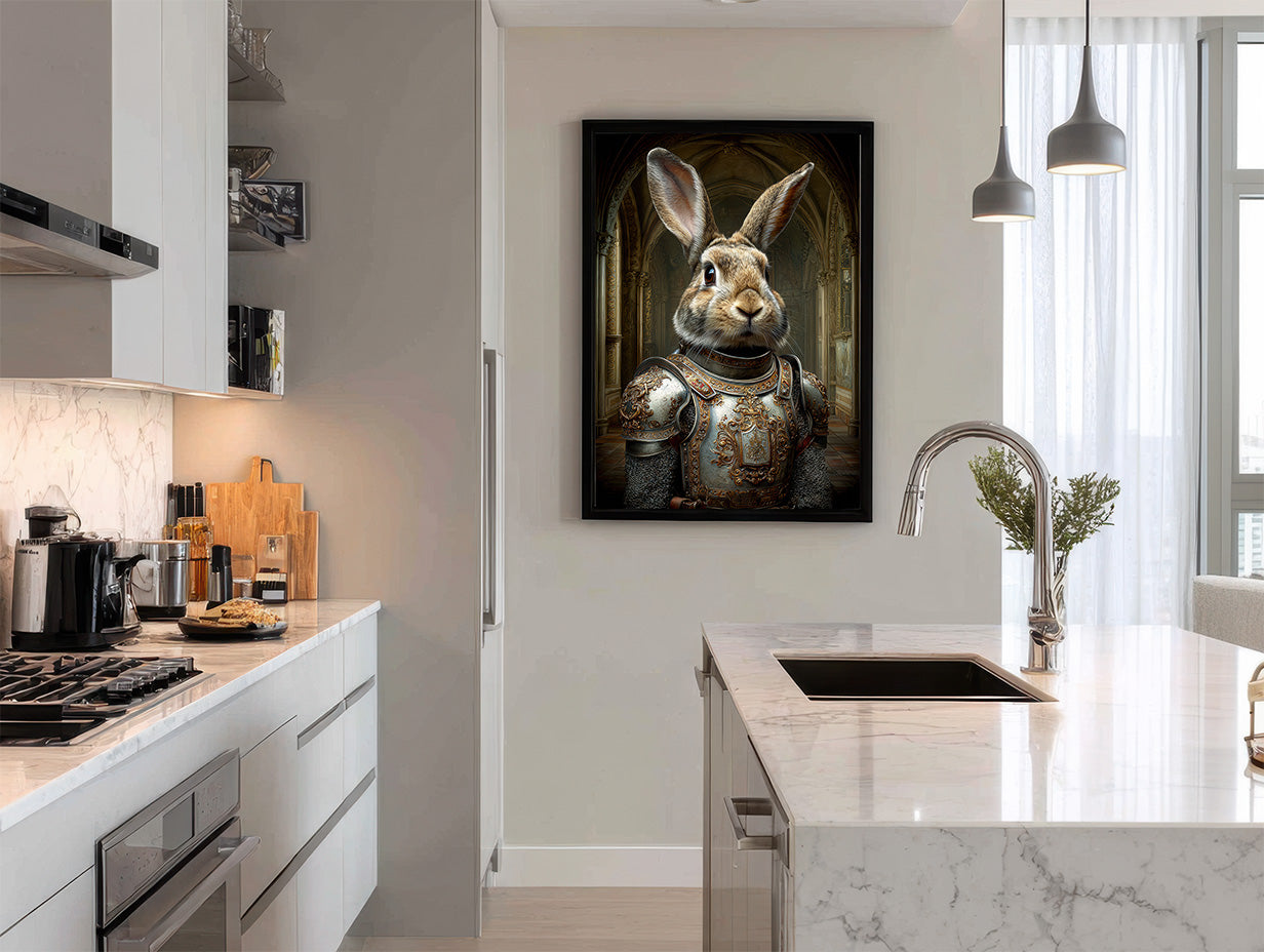 Knight Rabbit Digital Download Wall Art