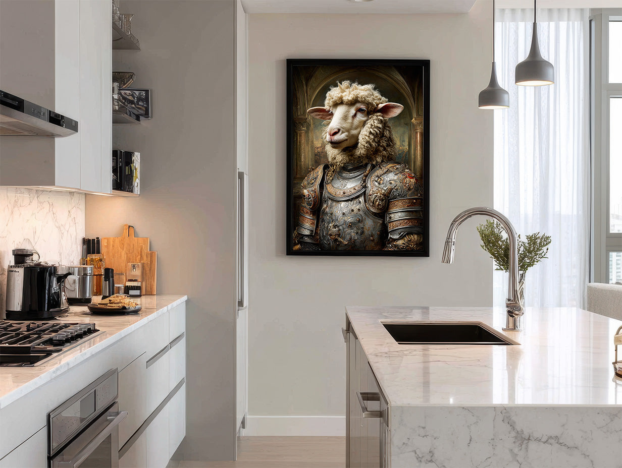Knight Sheep Digital Download Wall Art