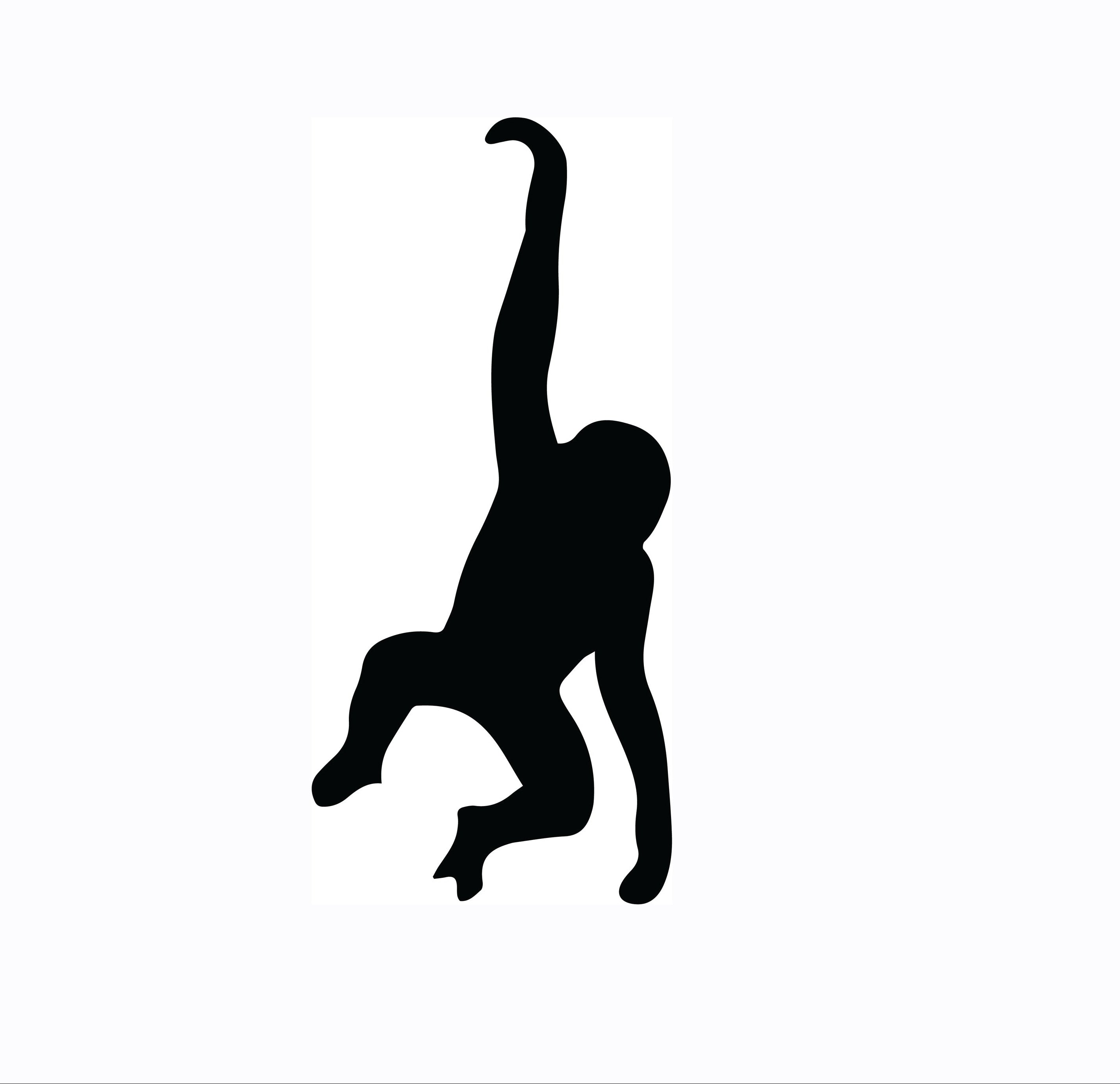 Vinyl Decal / Laptop Sticker/ Car Decal / Phone Sticker Monkey