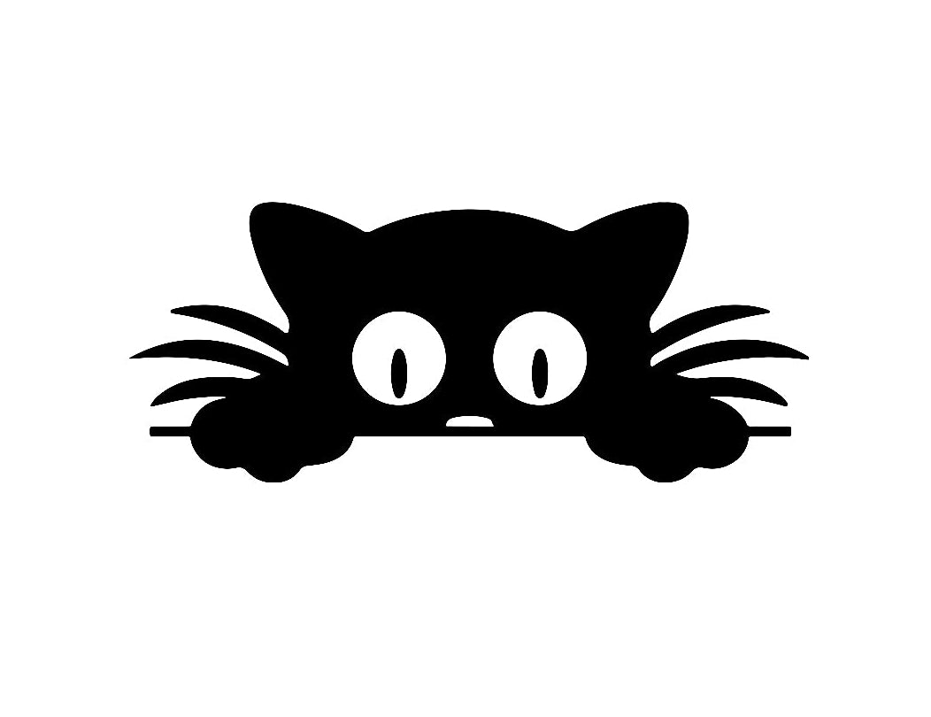 Vinyl Decal / Laptop Sticker/ Car Decal / Phone Sticker Cat