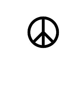 Vinyl Decal / Laptop Sticker/ Car Decal / Phone Sticker Peace