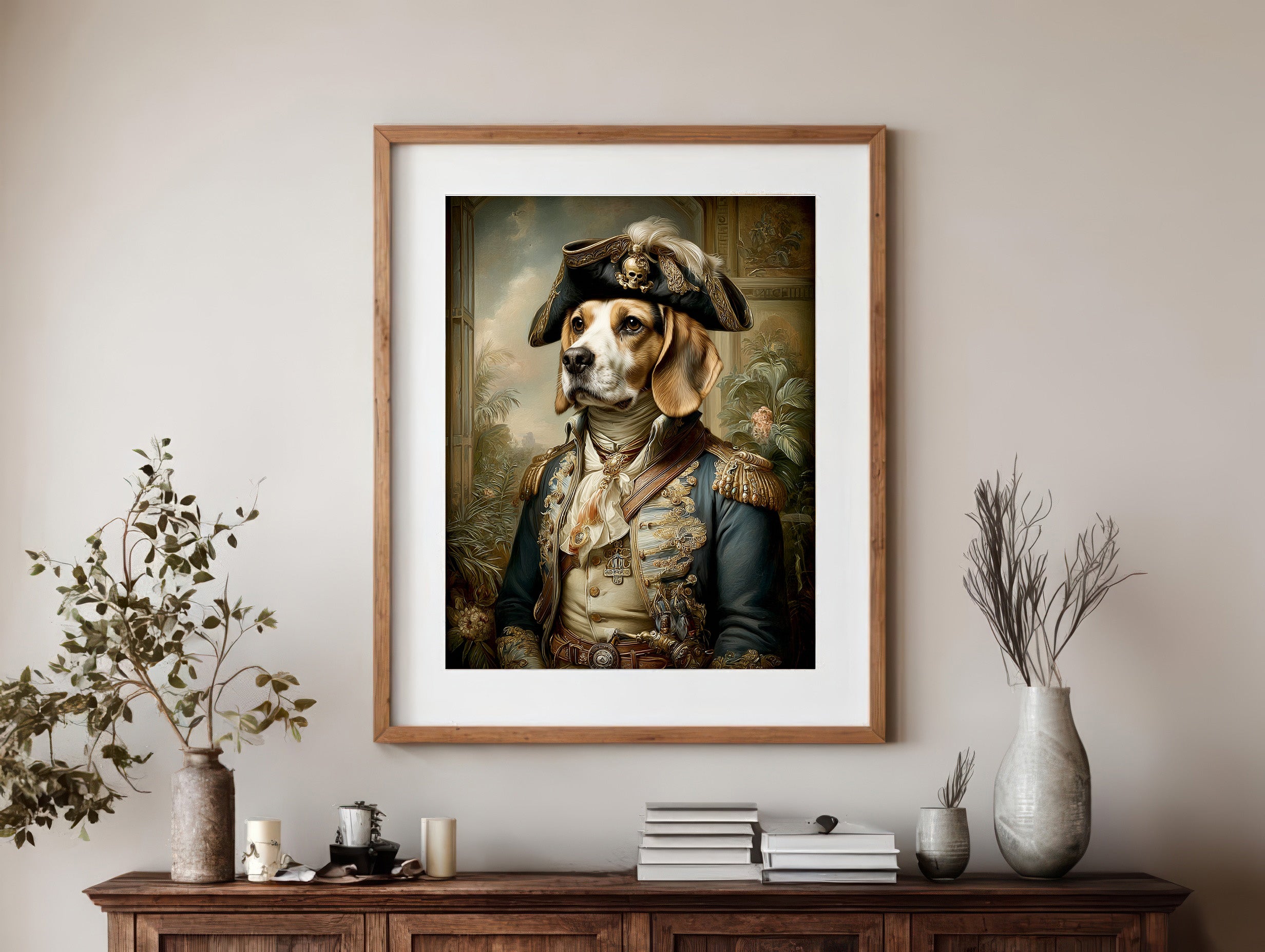 Pirate Beagle Digital Download Wall Art