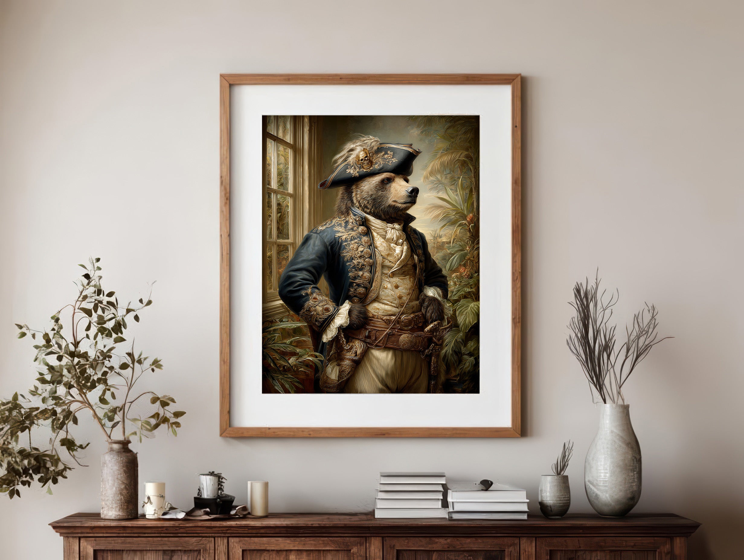 Pirate Bear Digital Download Wall Art