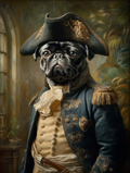 Pirate Black Pug Digital Download Wall Art