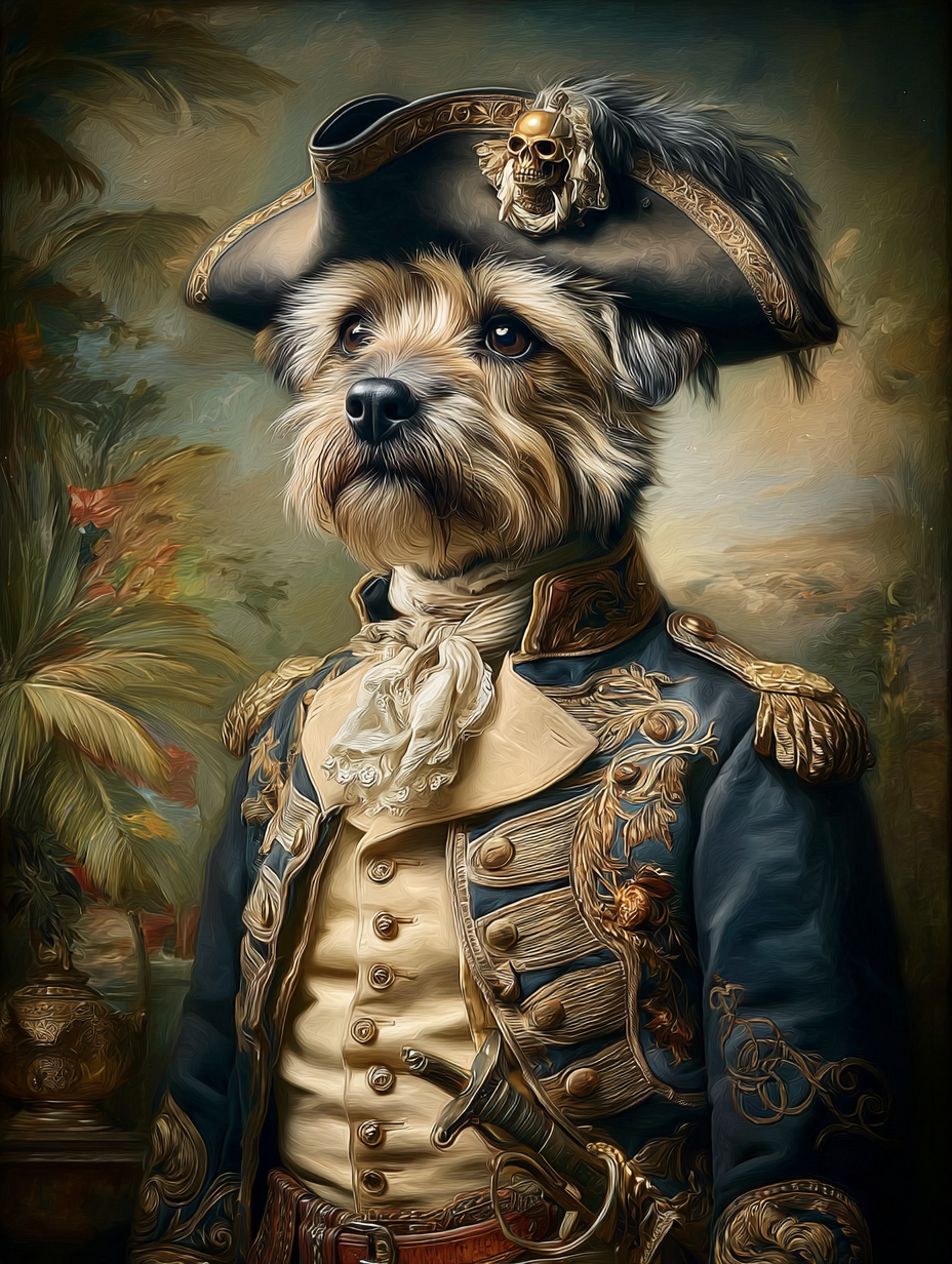 Pirate Carin Terrier Digital Download Wall Art
