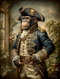 Pirate Chimpanzee Digital Download Wall Art