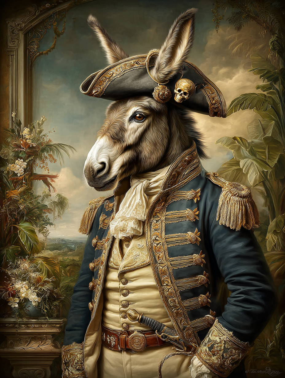 Pirate Donkey Digital Download Wall Art