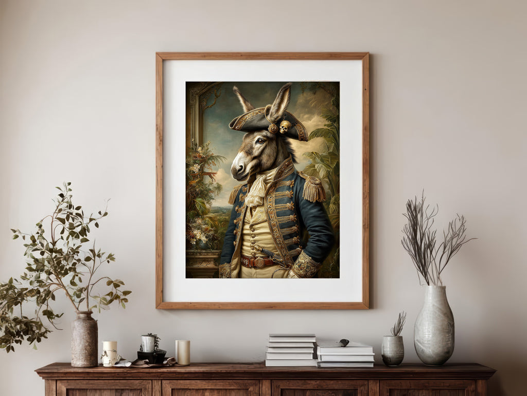 Pirate Donkey Digital Download Wall Art