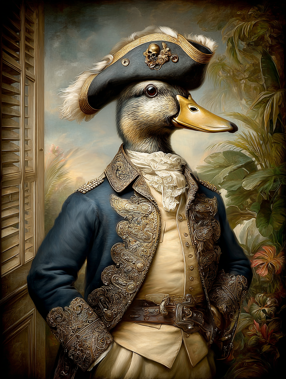 Pirate Duck Digital Download Wall Art