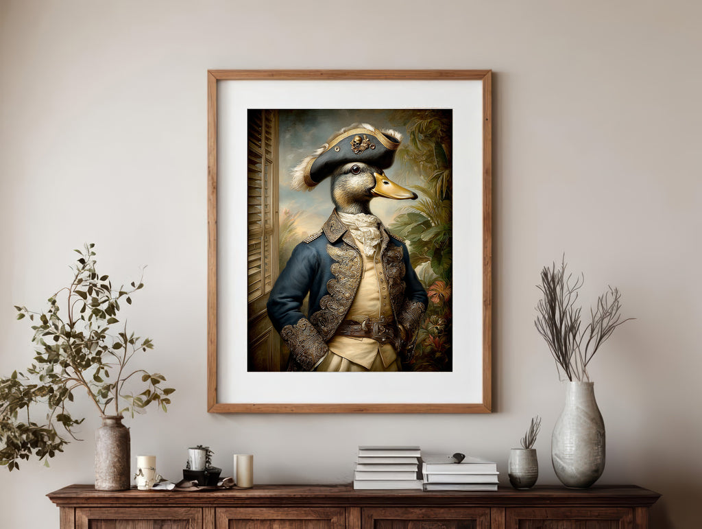 Pirate Duck Digital Download Wall Art