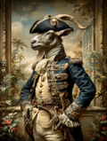 Pirate Goat Digital Download Wall Art