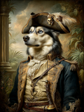Pirate Husky Digital Download Wall Art
