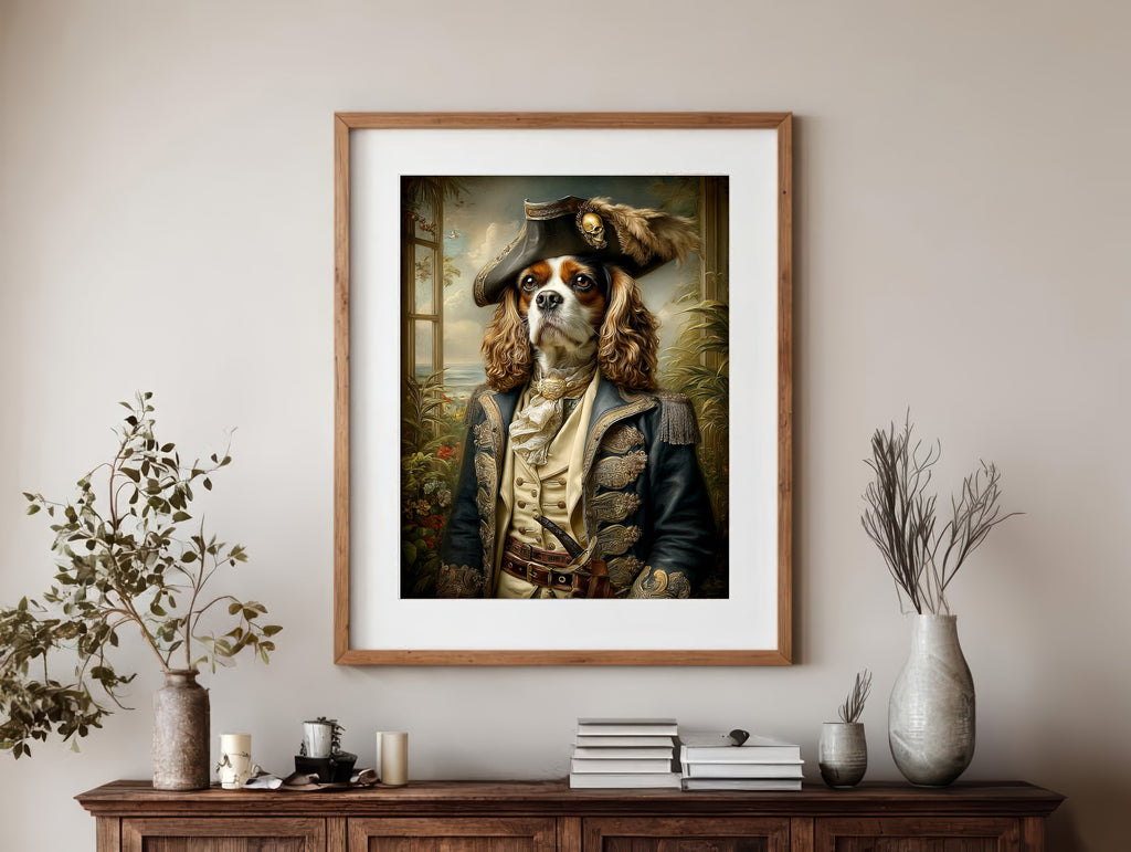 Pirate King Charles Digital Download Wall Art