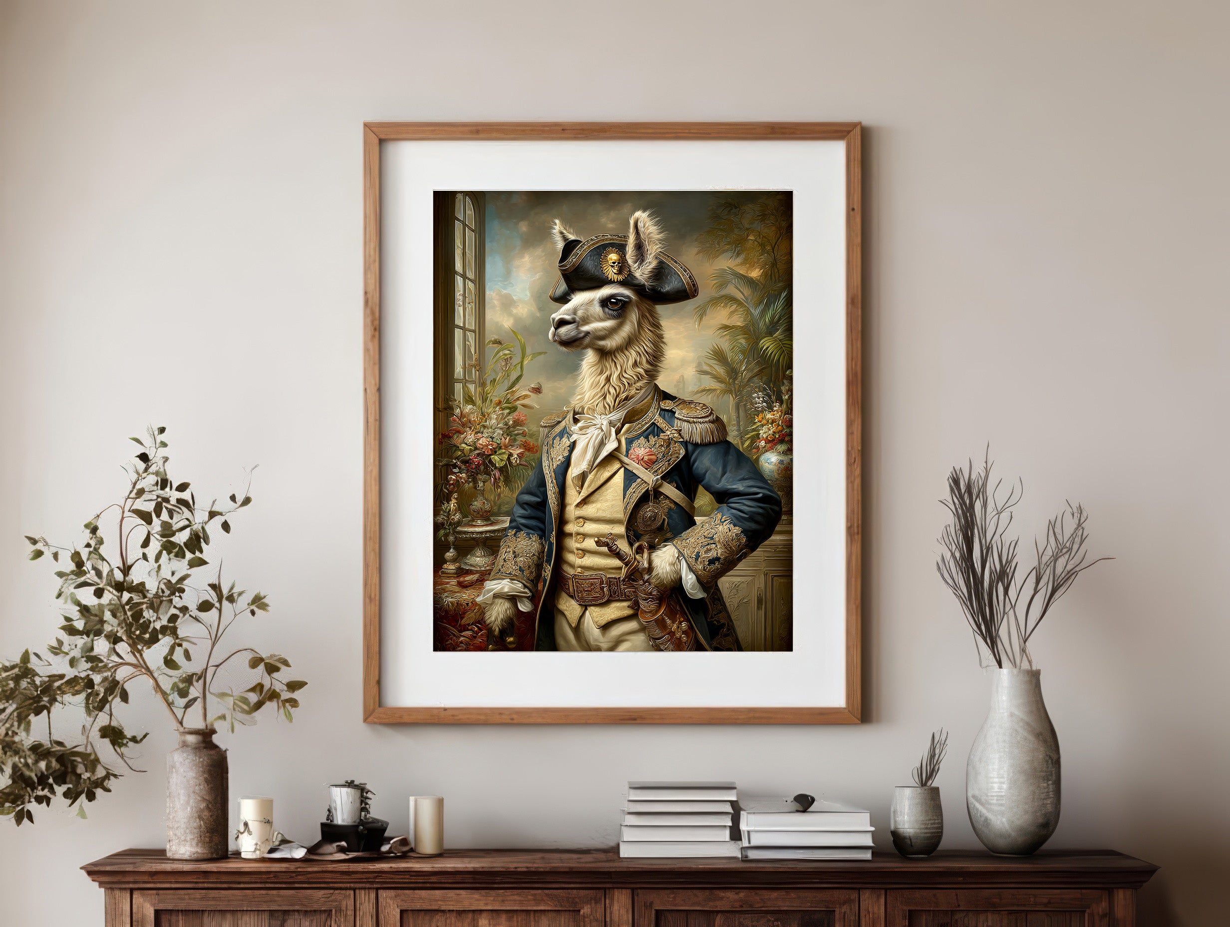 Pirate Llama Digital Download Wall Art