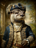 Pirate Otter Digital Download Wall Art