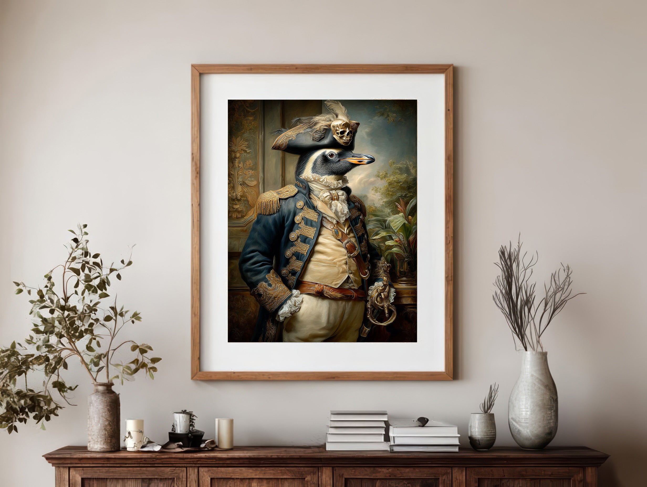Pirate Penguin Digital Download Wall Art