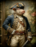 Pirate Pig Digital Download Wall Art
