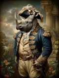 Pirate Rhinoceros Digital Download Wall Art