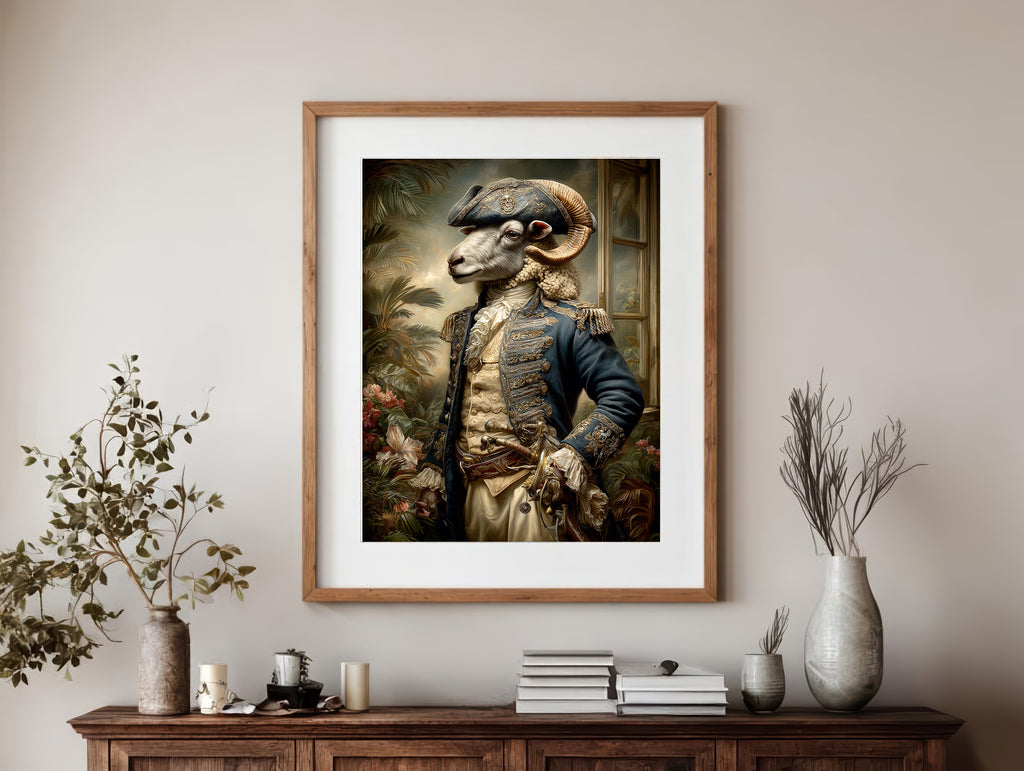 Pirate Sheep Digital Download Wall Art