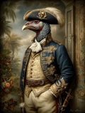 Pirate Turkey Digital Download Wall Art