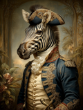 Pirate Zebra Digital Download Wall Art