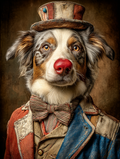 Rodeo Clown Australian Shepherd Digital Download Wall Art