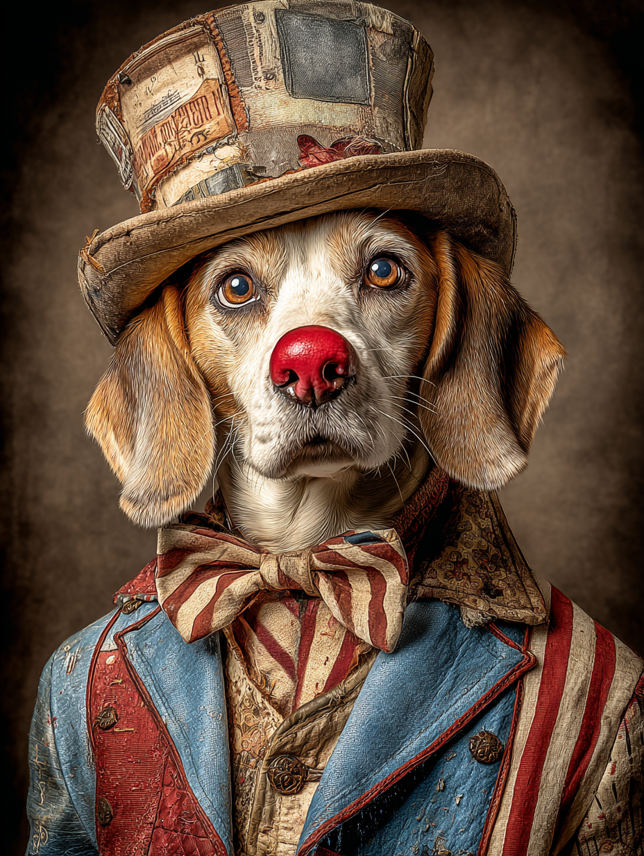 Rodeo Clown Beagle Digital Download Wall Art