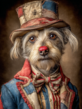 Rodeo Clown Carin Terrier Digital Download Wall Art