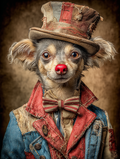 Rodeo Clown Chihuahua Digital Download Wall Art