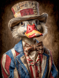 Rodeo Clown Duck Digital Download Wall Art