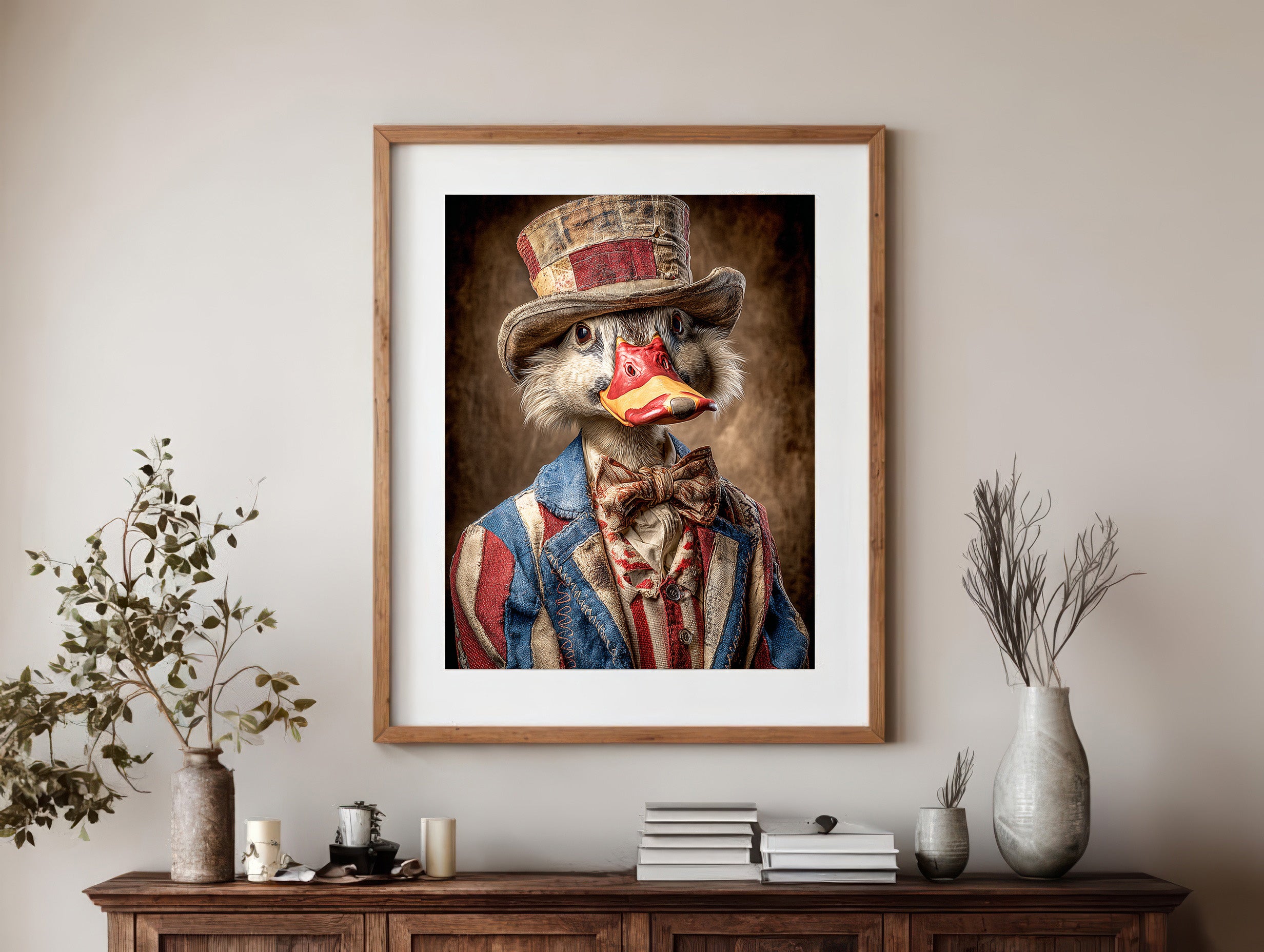 Rodeo Clown Duck Digital Download Wall Art