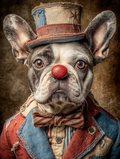 Rodeo Clown French Bulldog Digital Download Wall Art