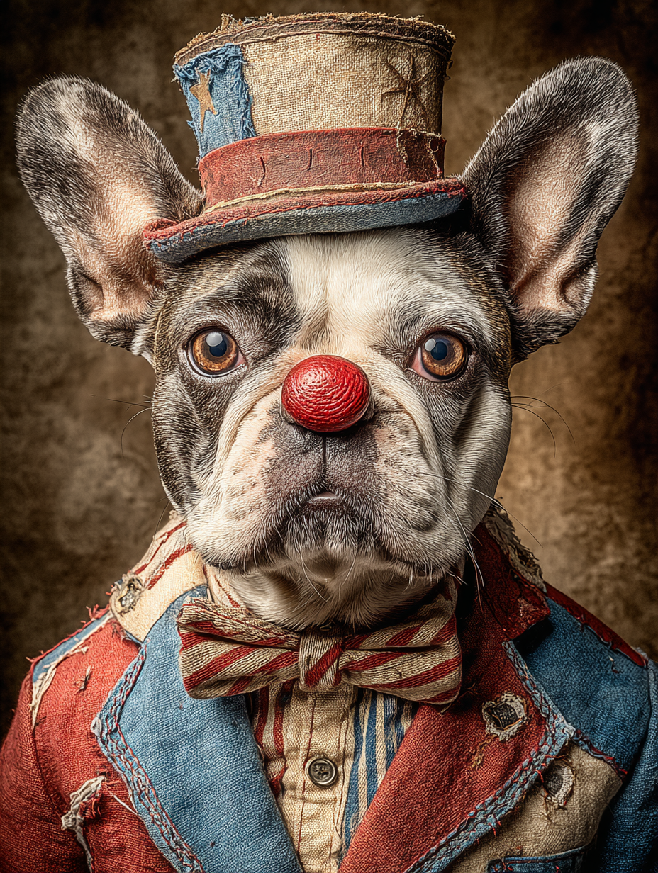 Rodeo Clown French Bulldog Digital Download Wall Art