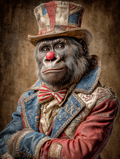 Rodeo Clown Gorilla Digital Download Wall Art