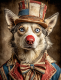 Rodeo Clown Husky Digital Download Wall Art
