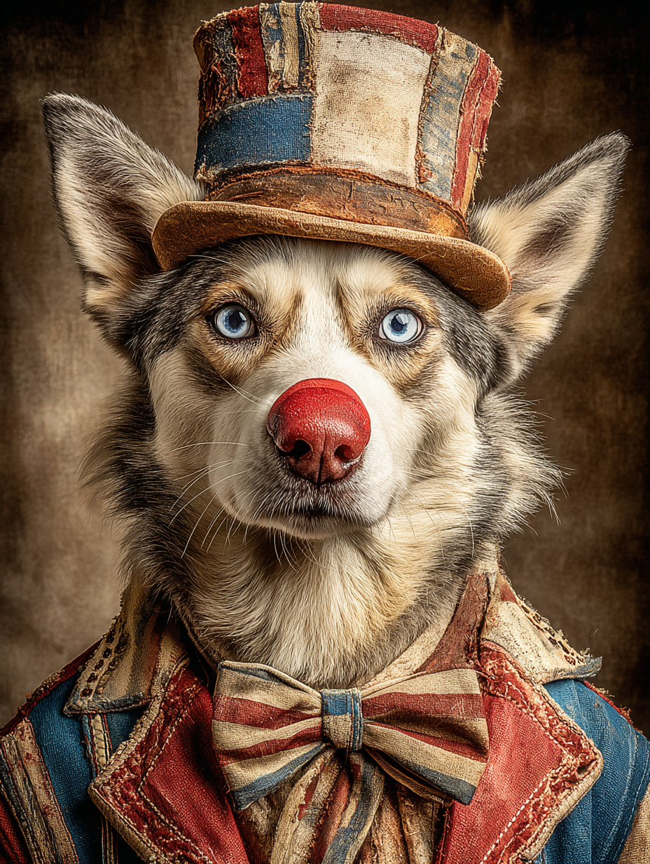 Rodeo Clown Husky Digital Download Wall Art