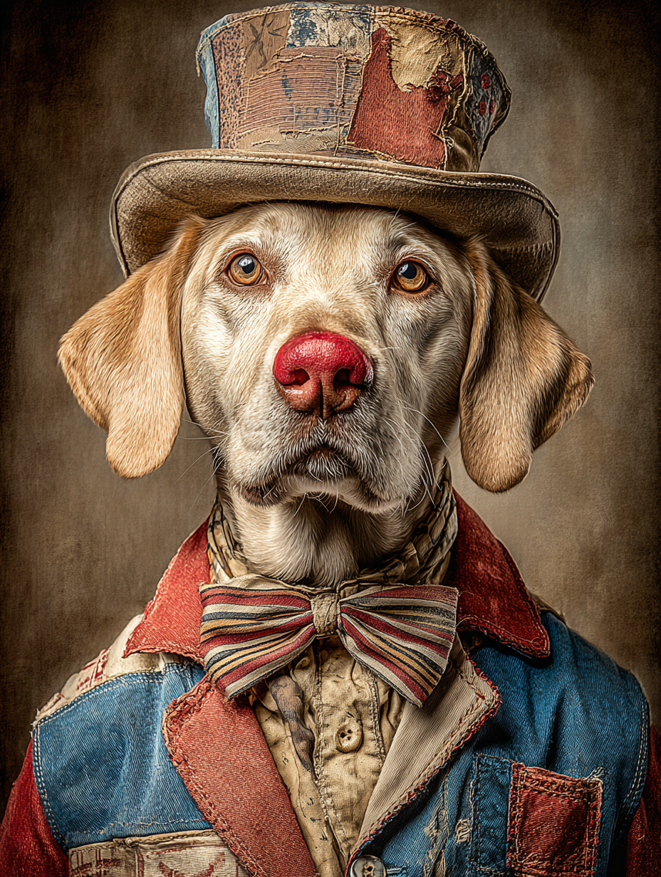 Rodeo Clown Labrador Retriever Digital Download Wall Art