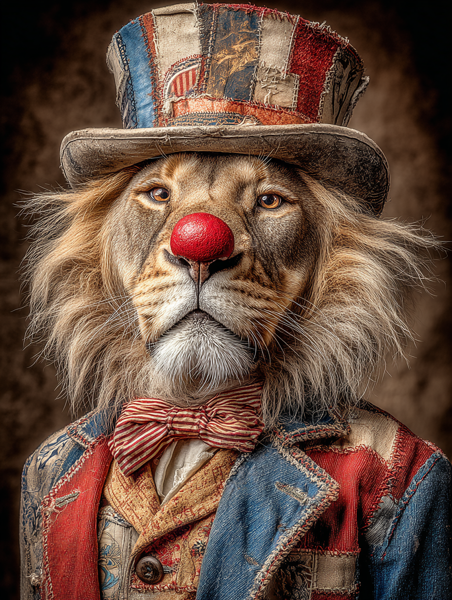 Rodeo Clown Lion Digital Download Wall Art