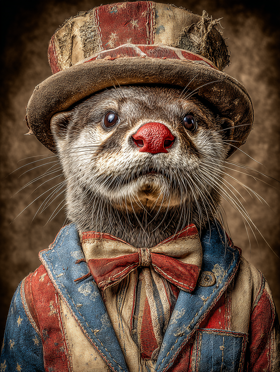 Rodeo Clown Otter Digital Download Wall Art