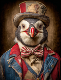 Rodeo Clown Penguin Digital Download Wall Art