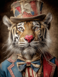 Rodeo Clown Tiger Digital Download Wall Art