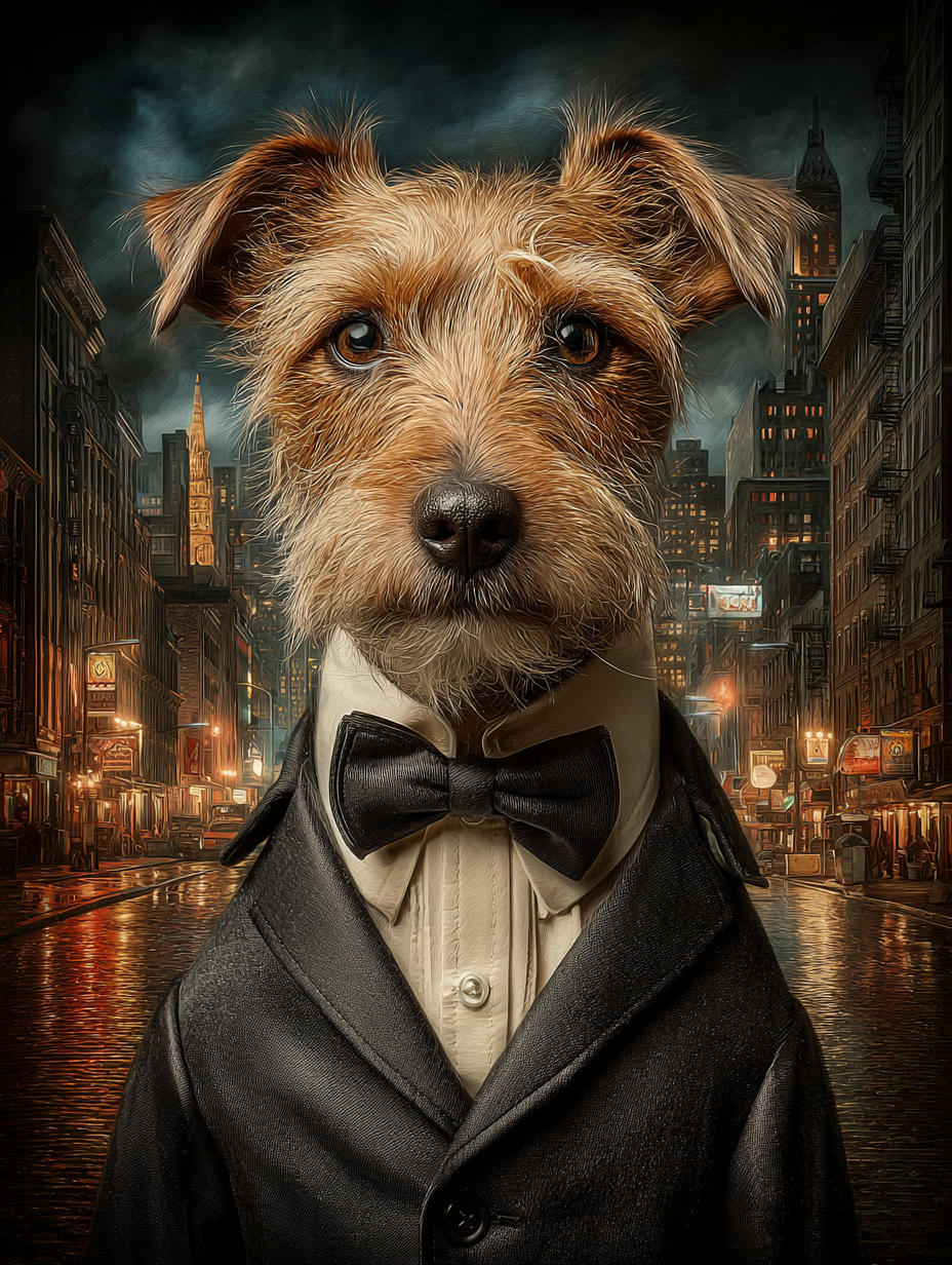 Secret Agent Carin Terrier Digital Download Wall Art