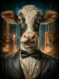 Secret Agent Cow Digital Download Wall Art