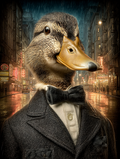 Secret Agent Duck Digital Download Wall Art