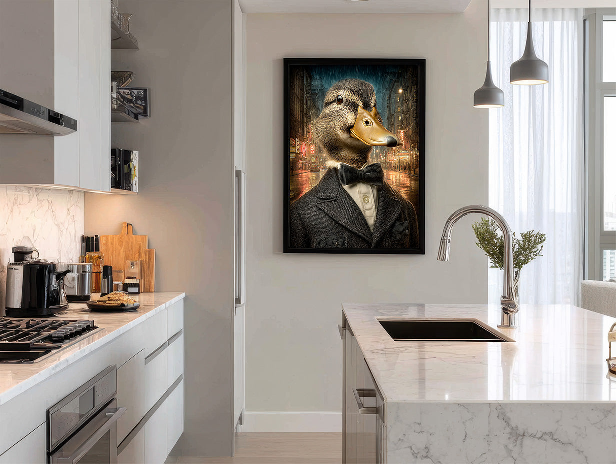 Secret Agent Duck Digital Download Wall Art