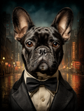 Secret Agent French Bulldog Digital Download Wall Art