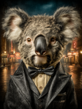 Secret Agent Koala Digital Download Wall Art