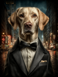 Secret Agent Labrador Retriever Digital Download Wall Art