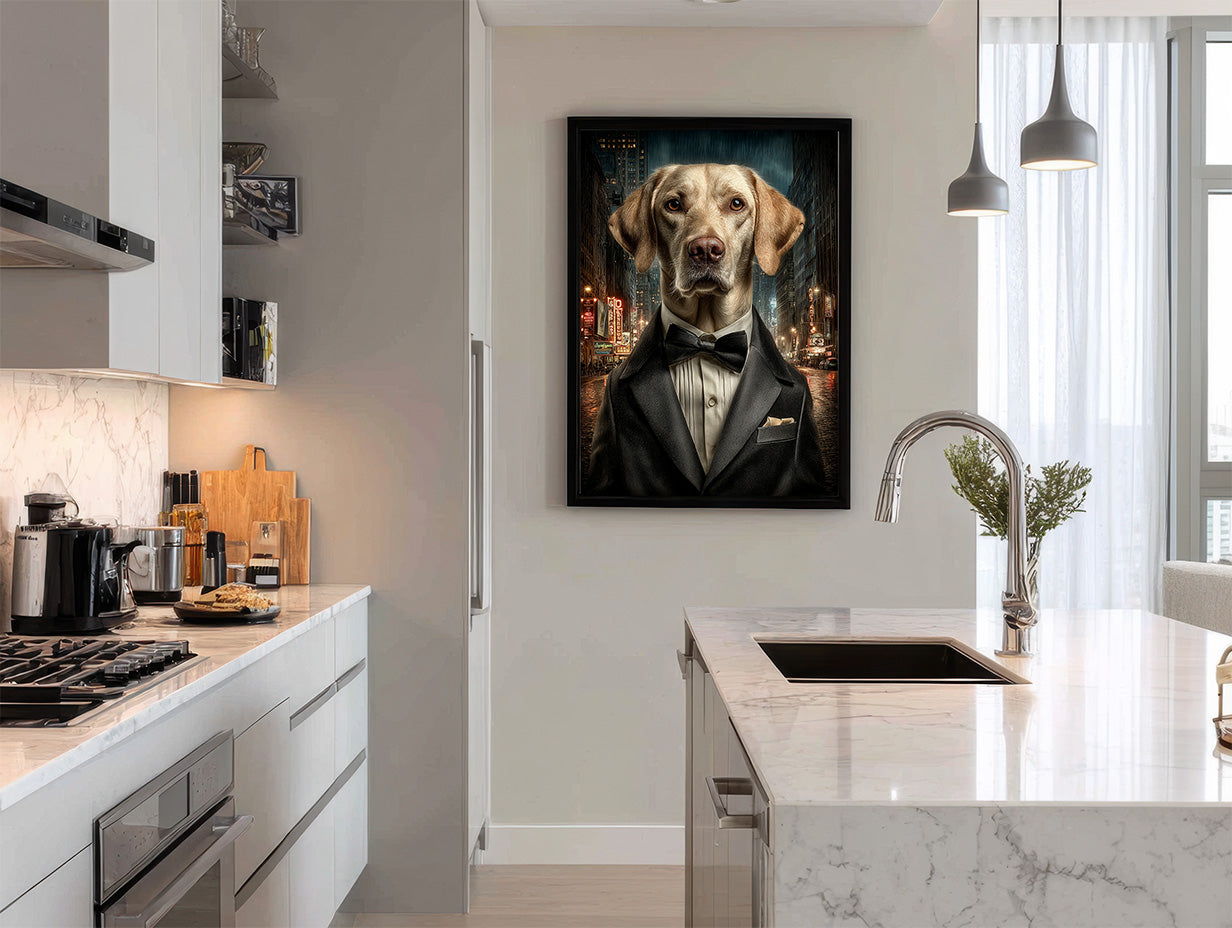 Secret Agent Labrador Retriever Digital Download Wall Art